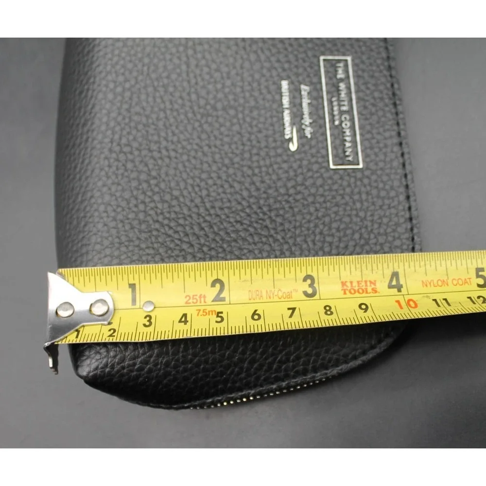 The White Company London British Airways Black Amenity Kit Travel Toiletry Bag